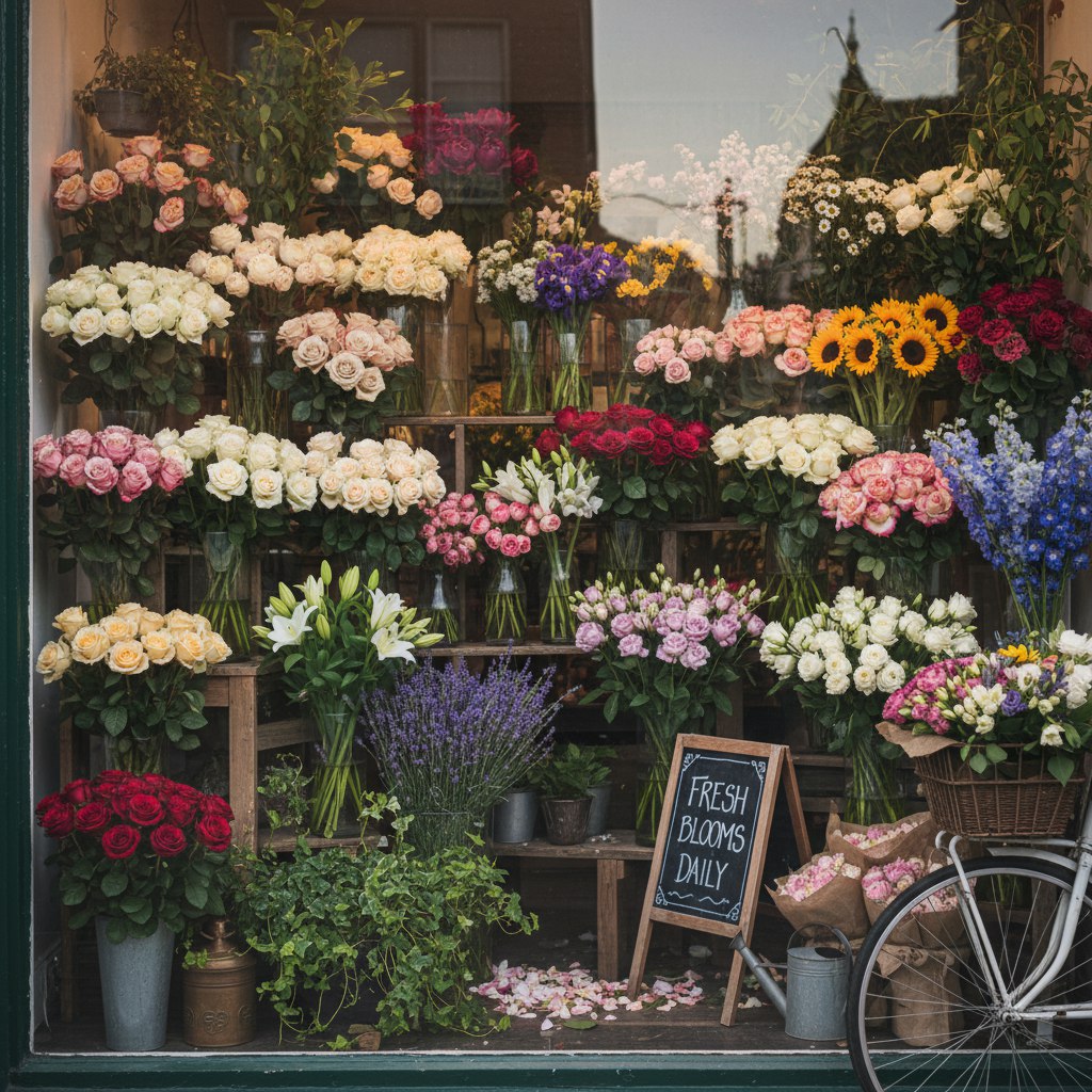 Выбор букета цветов