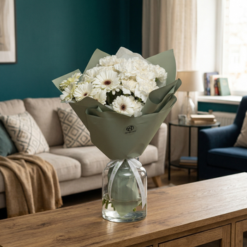 С какими цветами можно сочетать герберы