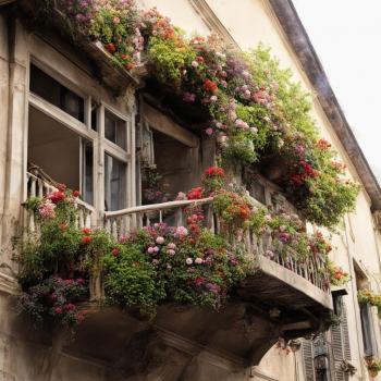 Как создать уютный цветочный уголок на балконе
