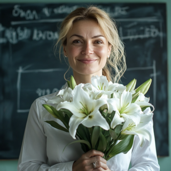 Какие цветы подарить на День учителя?