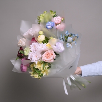 Дофаминовый букет в корейской упаковке