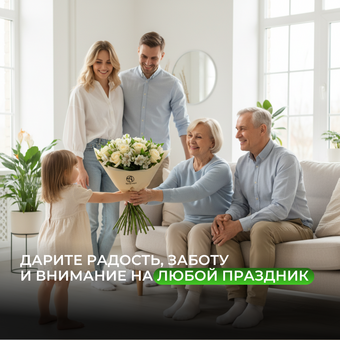 Букет из светлых французских роз и альстромерии - М