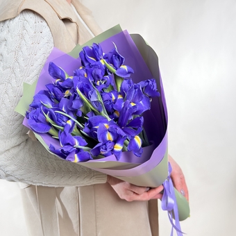Flowwow Комплект (235) Букет из Ирисов 19шт.