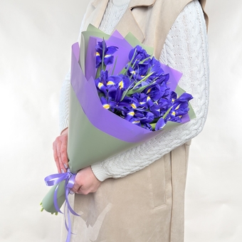 Flowwow Комплект (235) Букет из Ирисов 19шт.