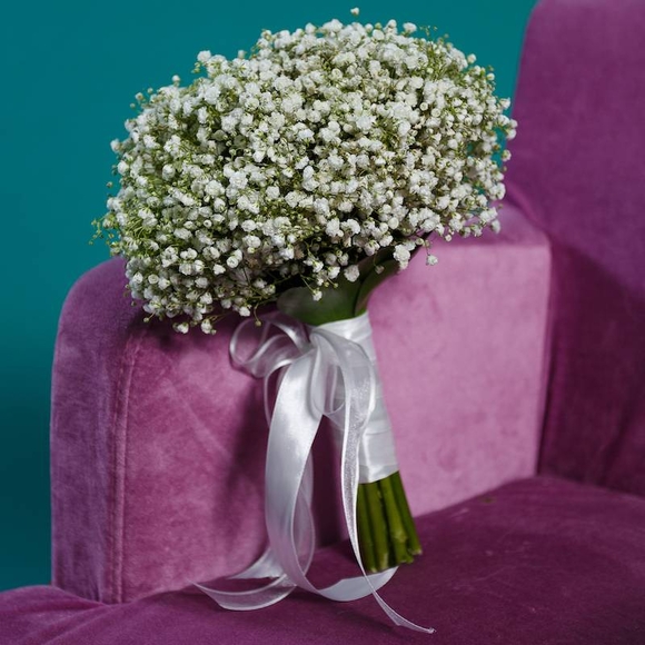 Букет невесты из гипсофилы
