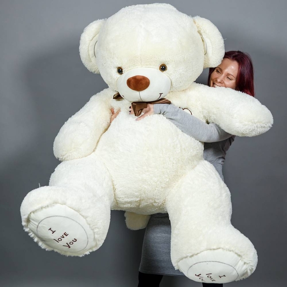 Медведь180 см Молочный