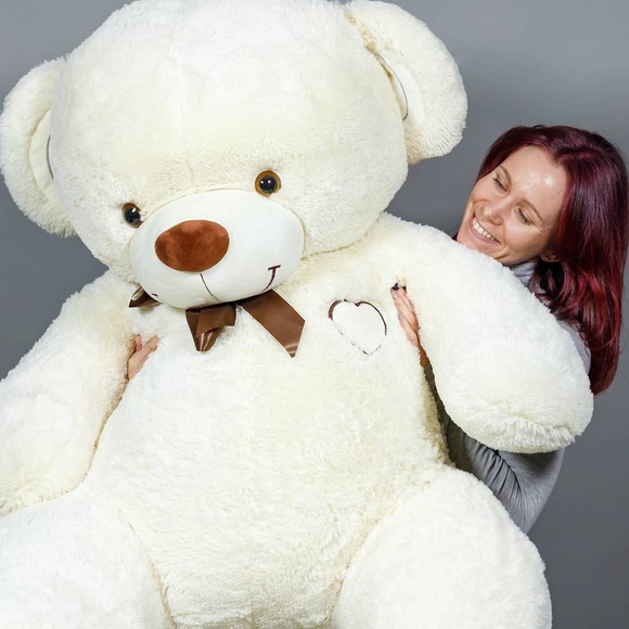 Медведь180 см Молочный