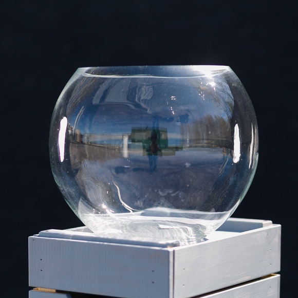 Ваза для цветов стеклянная №5