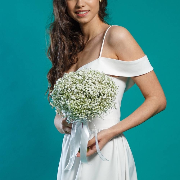 Букет невесты из гипсофилы
