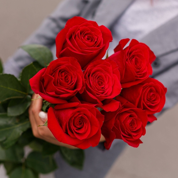 Букет из 7 роз 120 см (Эквадор)