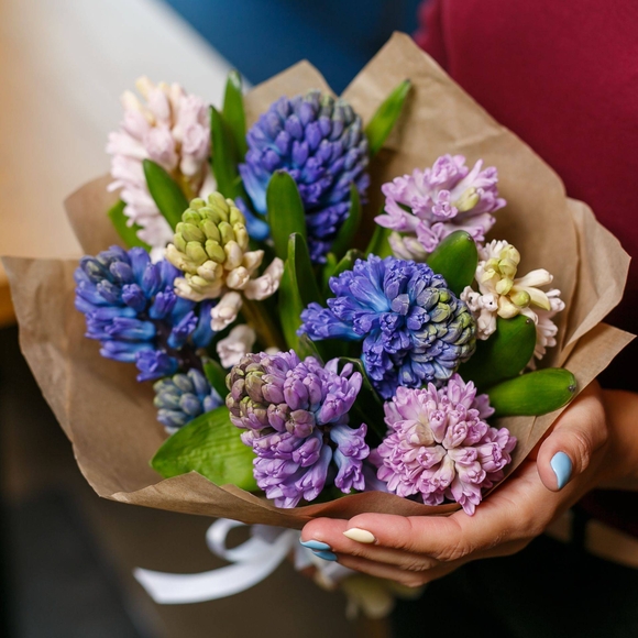 9 гиацинтов в крафте