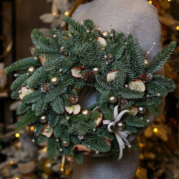 Новогодний венок S