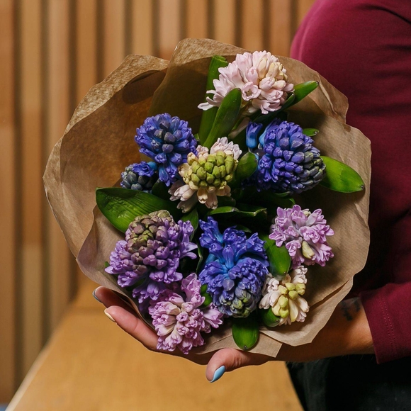 9 гиацинтов в крафте