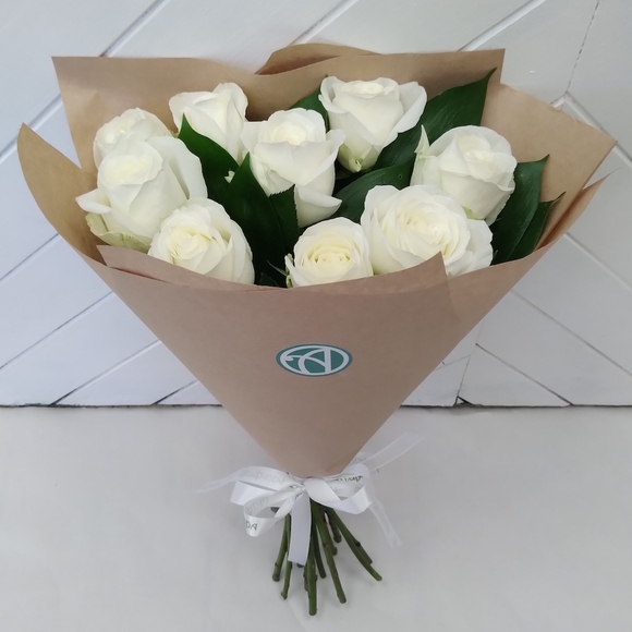 Белоснежный букет-комплимент