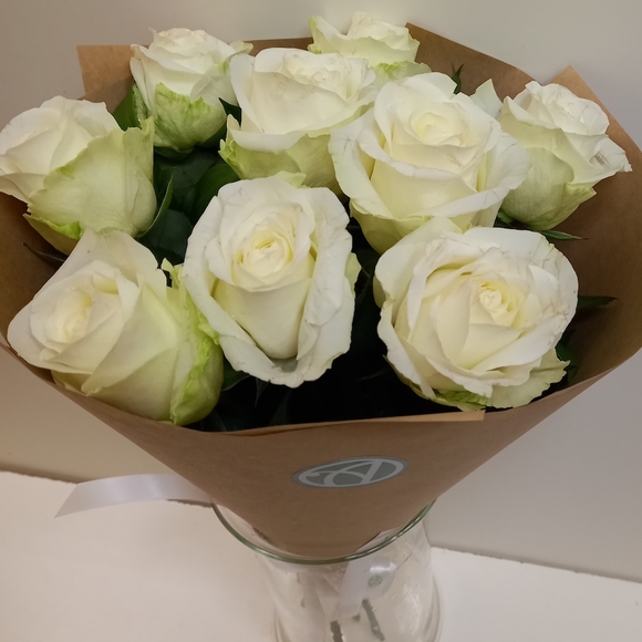 Белоснежный букет-комплимент