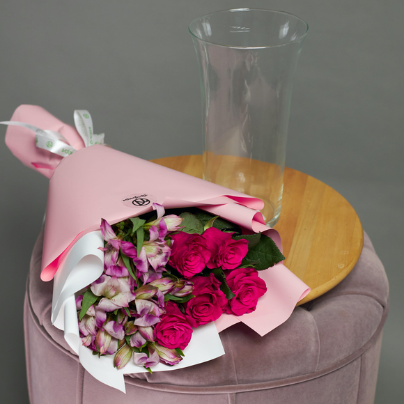 Набор с малиновым дуо-букетом S 