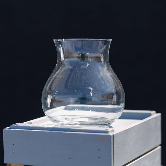 Ваза для цветов стеклянная №4