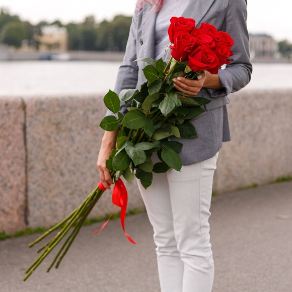 Букет из 7 роз 120 см (Эквадор)
