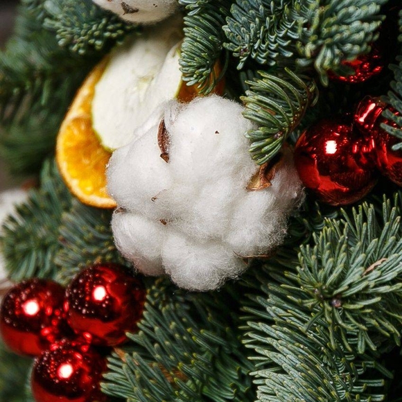 Новогоднее украшение "Хлопок"