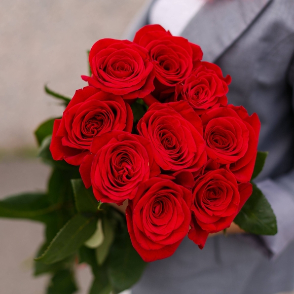 Букет из 9 роз 100 см (Эквадор)