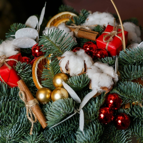 Зимняя корзинка - М