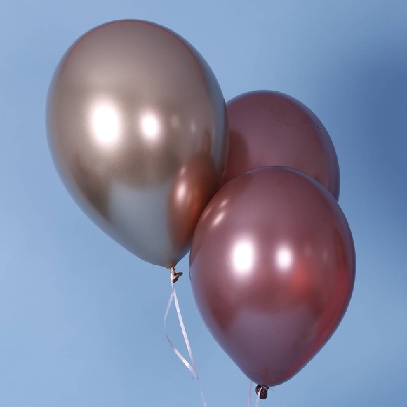 Набор новогодний размер S с букетом-комплиментом, топпером и шариками