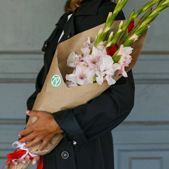 Букет из 5 гладиолусов микс (Голландия)