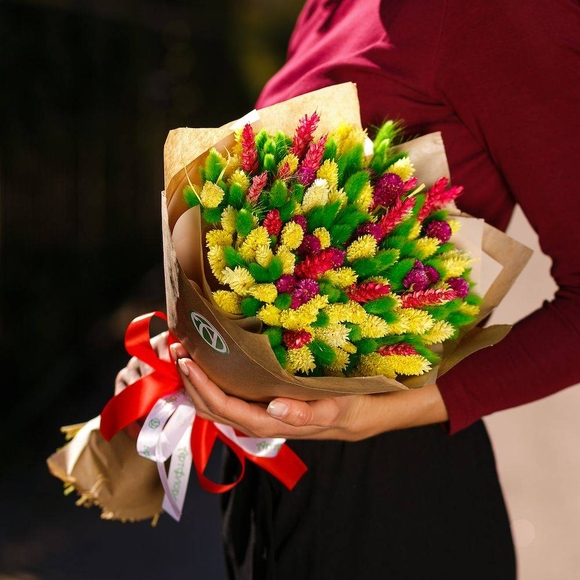 Букет из сухоцветов - М