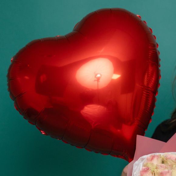 Набор размер L+ с букетом 51 светло-розовая роза Кения (50 см)