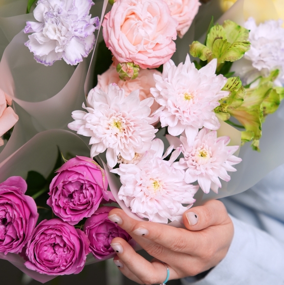 Дофаминовый букет в корейской упаковке