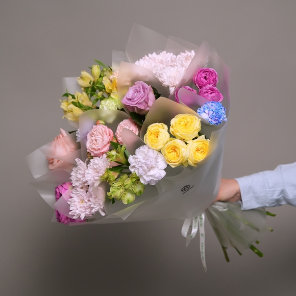 Дофаминовый букет в корейской упаковке