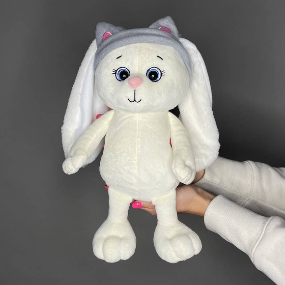 Мягкая игрушка "Зайка Мия в повязке" 25 см