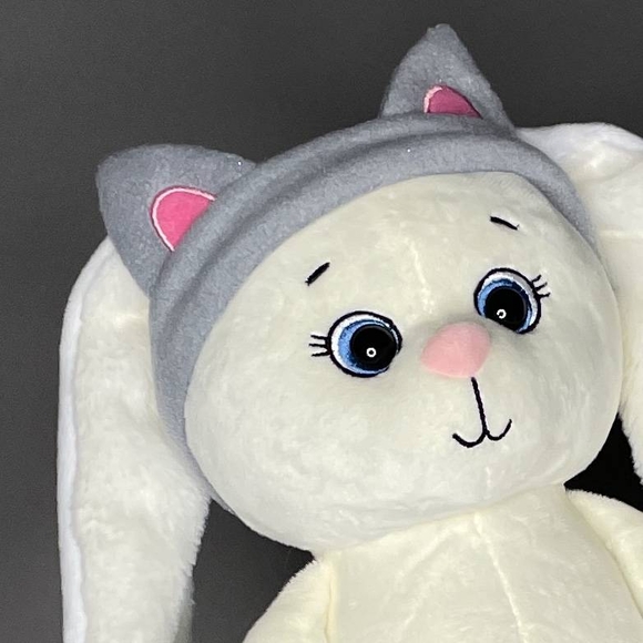 Мягкая игрушка "Зайка Мия в повязке" 25 см