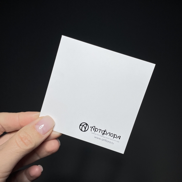 Мини-открытка "С 8 марта"