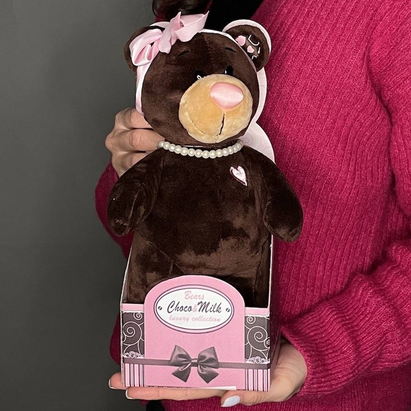 Мишка Milk стоит (25 см)