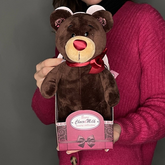 Мишка Choco стоит (25 см)