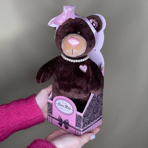 Мишка Milk стоит (25 см)