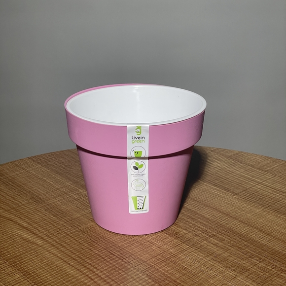 Пластиковый горшок Протея 1,4 л розовый