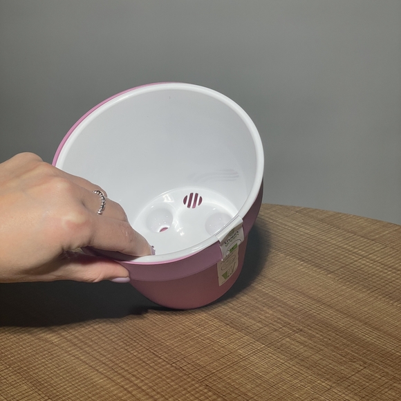 Пластиковый горшок Протея 1,4 л розовый