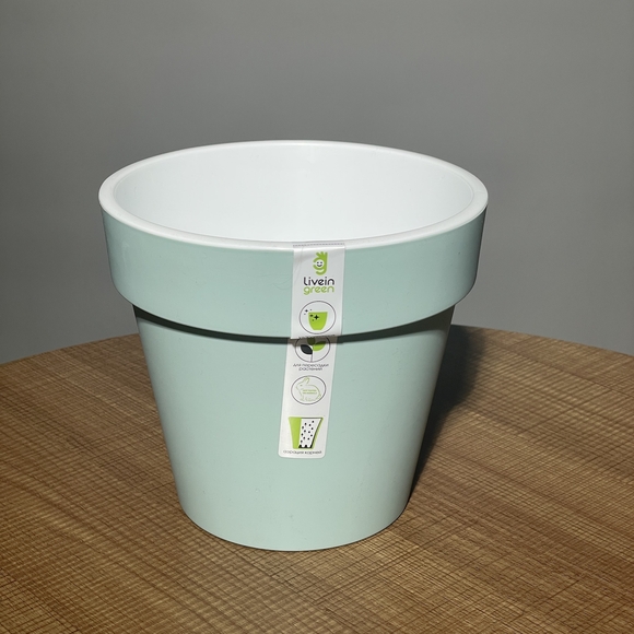 Пластиковый горшок Протея 2,3 л мятный