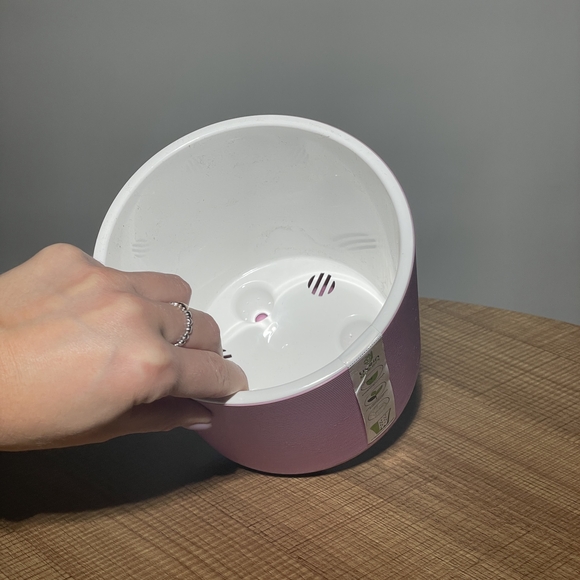 Пластиковый горшок Лион 2 л, розовый