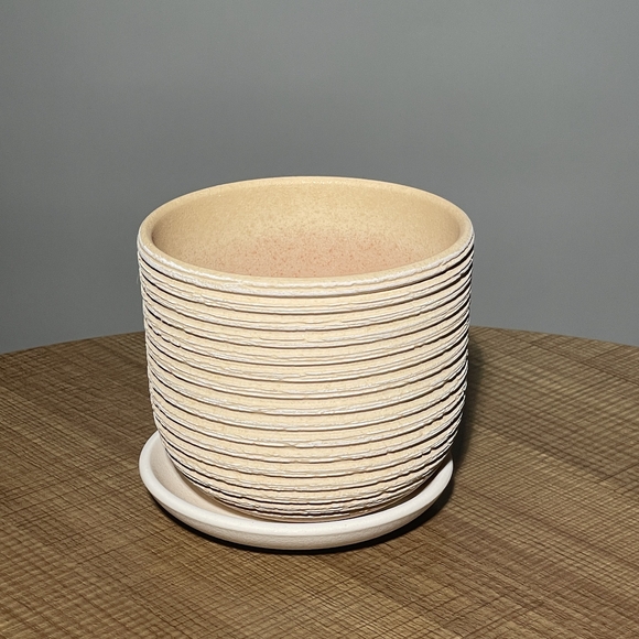 Керамический горшок Лоза бук N1, бежевый