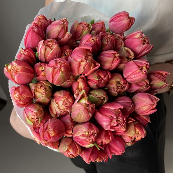 Охапка пионовидных тюльпанов (Голландия)