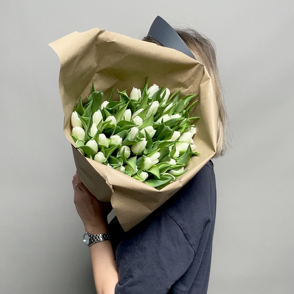 Охапка тюльпанов белых (Голландия)
