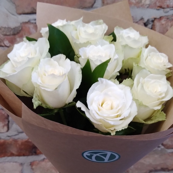 Белоснежный букет-комплимент