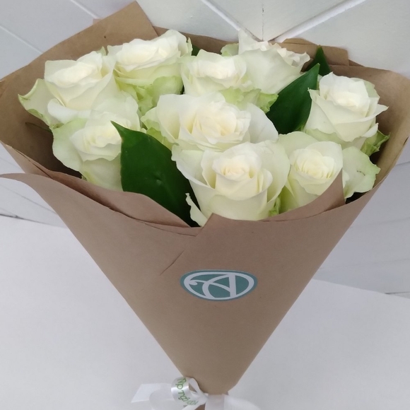 Белоснежный букет-комплимент