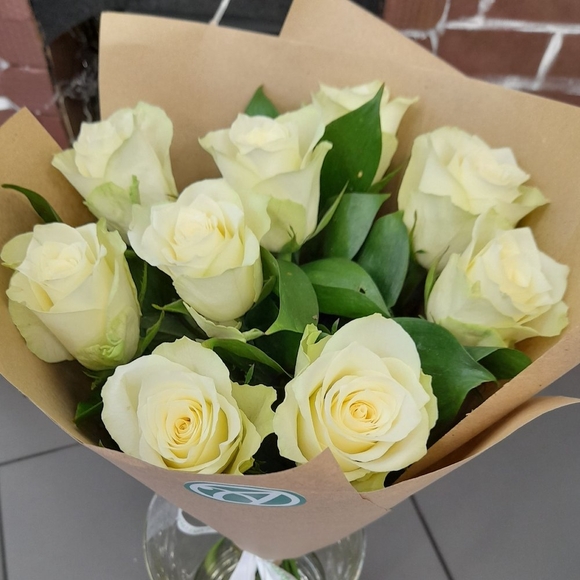 Белоснежный букет-комплимент