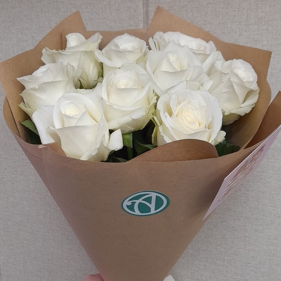 Белоснежный букет-комплимент