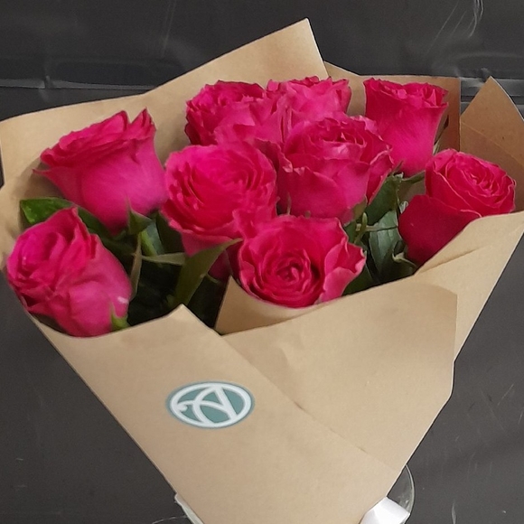 Алый букет-комплимент