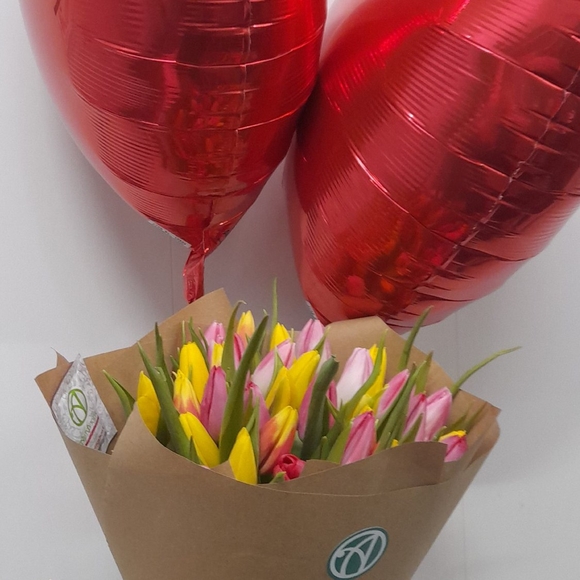 35 тюльпанов микс